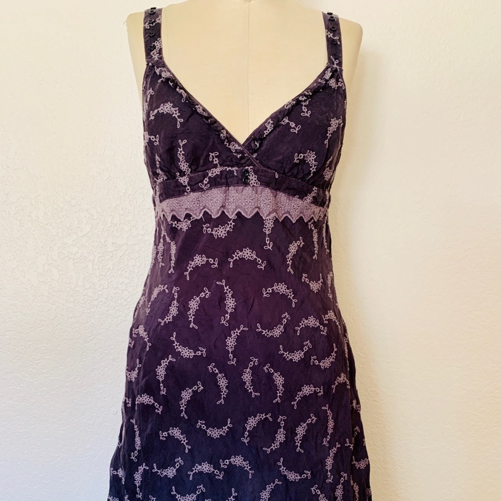 Johnny Was Eyelet sundress strapped size S NWT